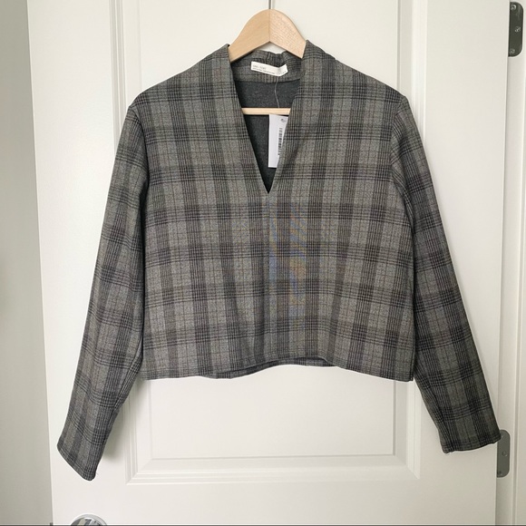 Oak+Fort Plaid Top - Picture 3 of 7
